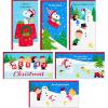 Hallmark Money and Gift Card Holder Christmas Card Pack (10 Money Holder Cards with Envelopes) Snowman, Mouse with Presents for Kids and Grandchildren(Peanuts)