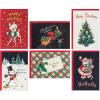 Hallmark Vintage Christmas Card Assortment (36 Cards and Envelopes) Retro Santa, Toy Trains, Snowmen, Trees(Vintage)