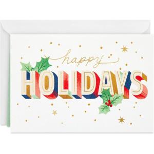 Hallmark Holiday Card (Fun, Festive, Warm and Bright)(Kinder and More Caring Place)