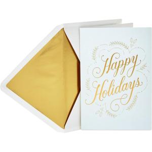 Hallmark Signature Christmas Card (Merry Christmas Lettering)(Multicolor)