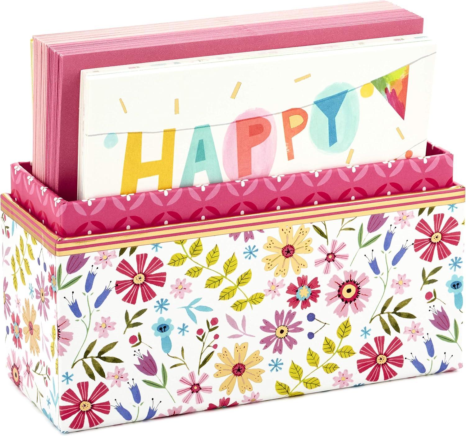 imageHallmark Assorted Boxed Christmas Cards Set Pack of 24 Handmade Holiday Cards with Envelopes 1XPX1975Watercolor