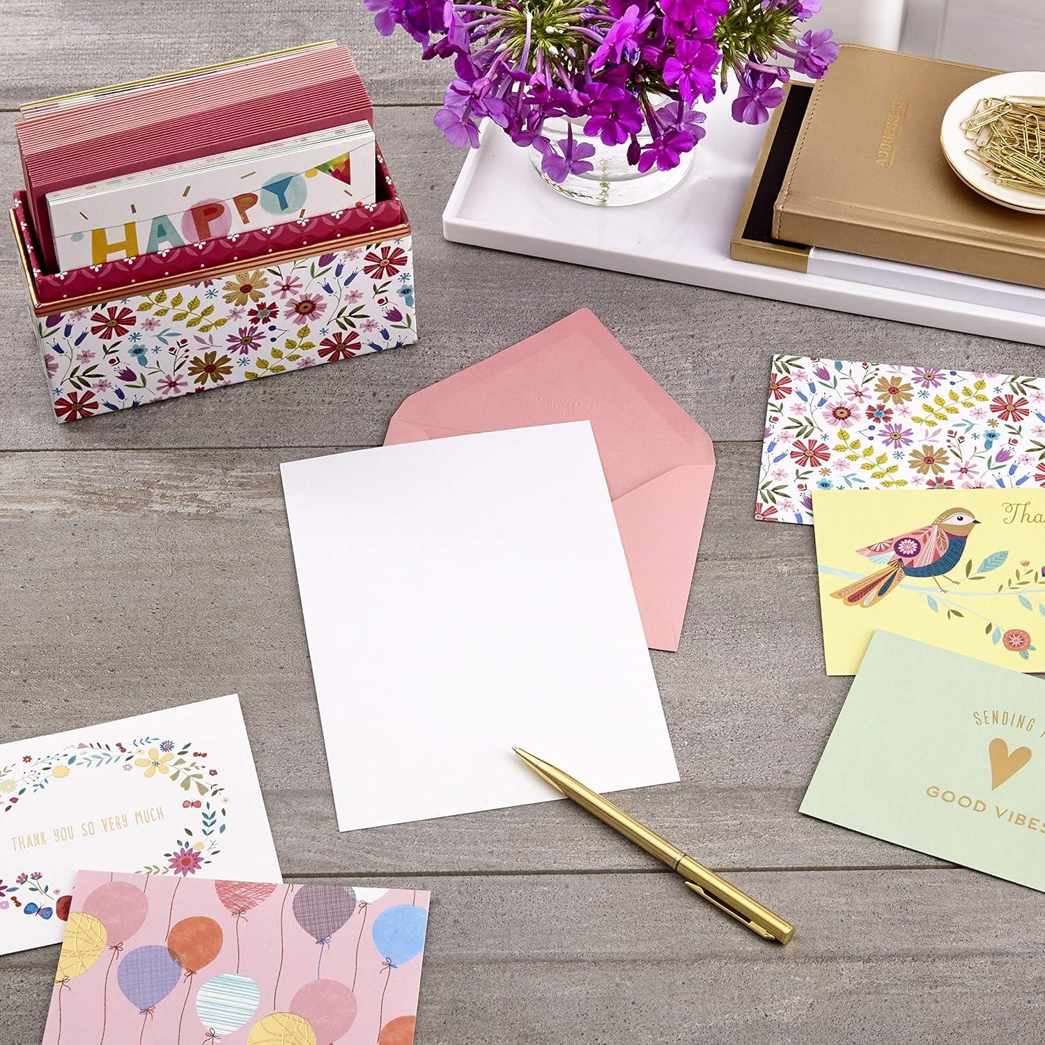 imageHallmark Assorted Boxed Christmas Cards Set Pack of 24 Handmade Holiday Cards with Envelopes 1XPX1975Watercolor