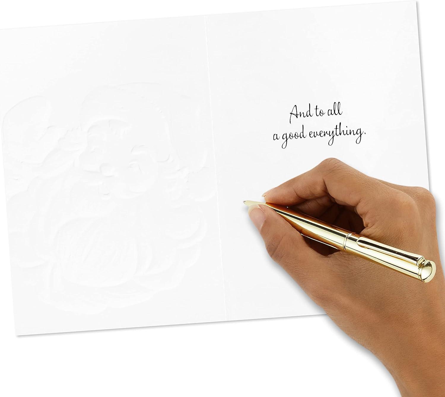 imageHallmark Boxed Christmas Cards Vintage Santa Claus 4 Designs 12 Cards and Envelopes