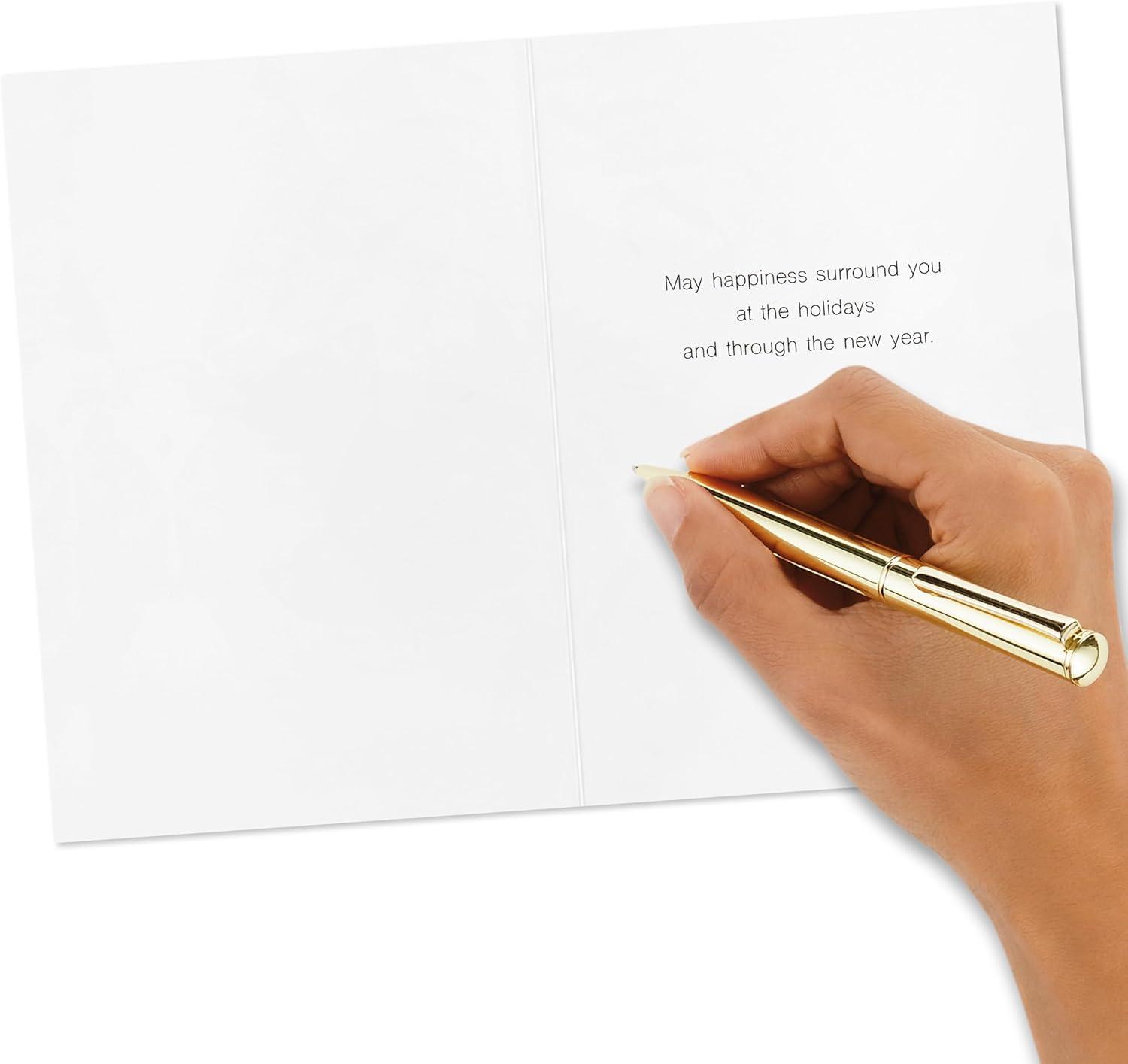 imageHallmark Boxed Holiday Card Assortment 12 Cards and 12 Envelopes Let It Snow Snowman Gingerbread House Hot Cocoa Joy WreathSnowman Wreath Gingerbread