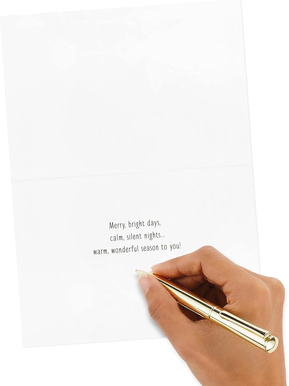 imageHallmark Boxed Holiday Cards Snowy City 40 Cards with EnvelopesWarm Wonderful Season to You