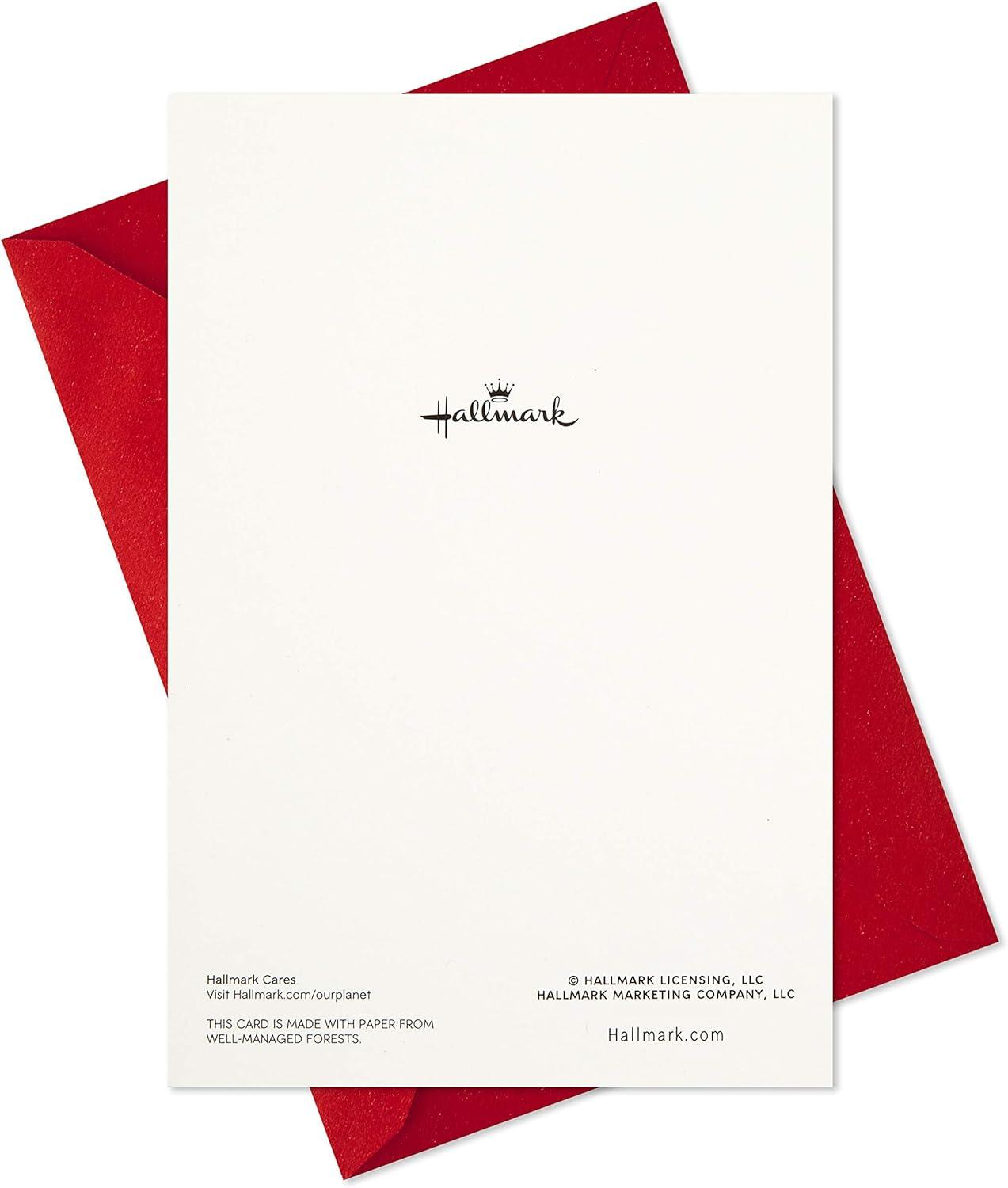 imageHallmark Christmas Cards Thanks to You 6 Holiday Cards with EnvelopesRed Green