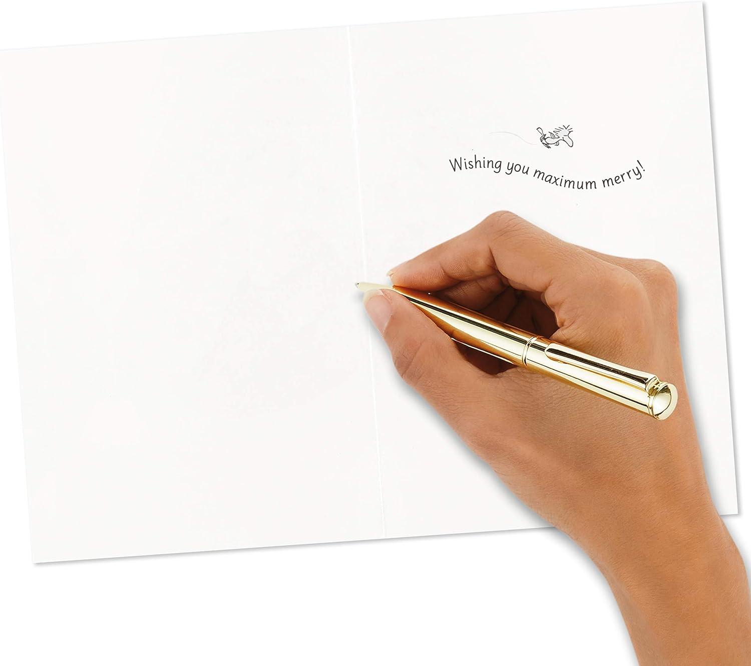 imageHallmark Peanuts Boxed Christmas Cards Assortment Classic Comics 4 Designs 16 Cards and EnvelopesPeanuts Assortment