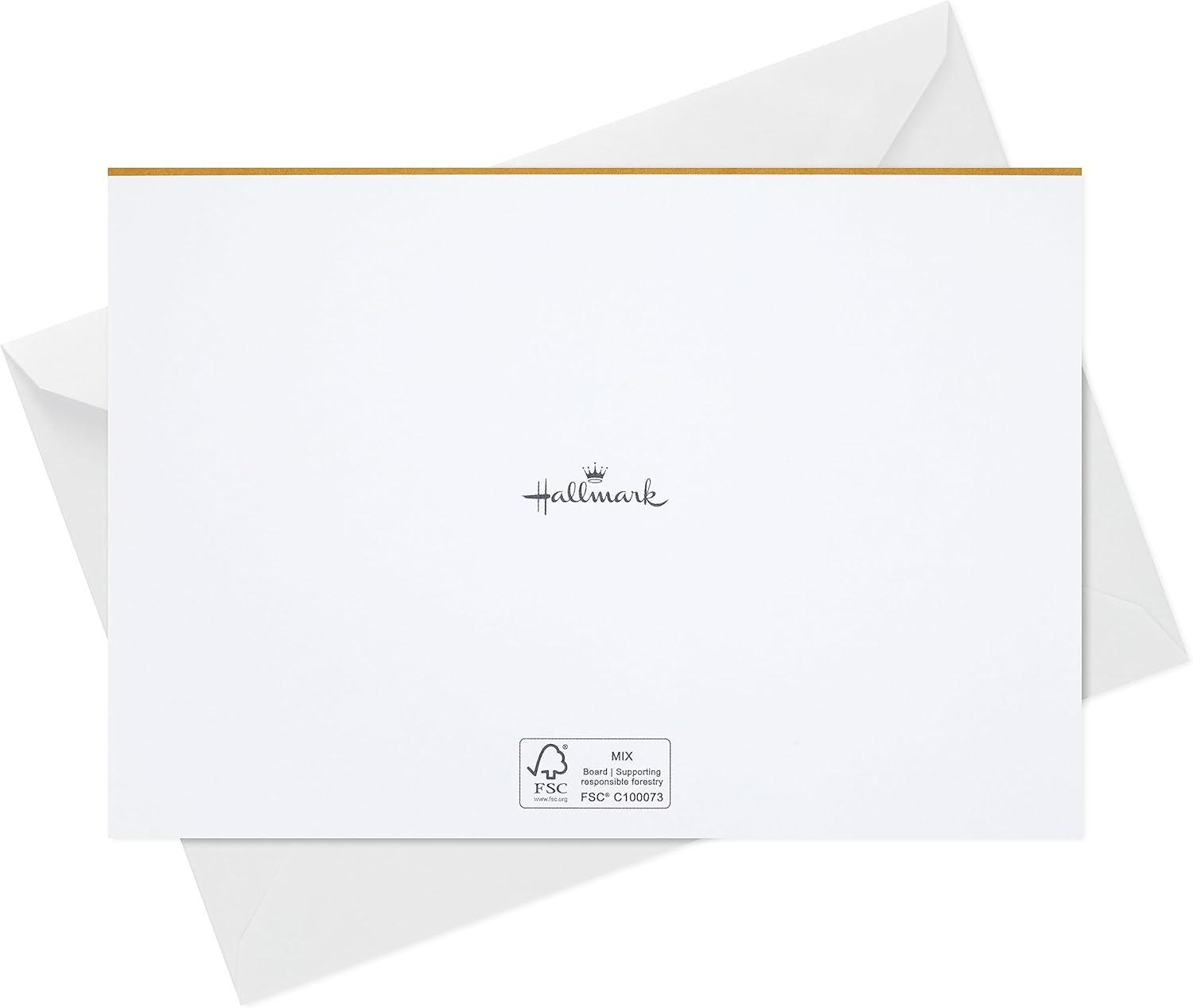 imageHallmark Retro Santa Boxed Christmas Cards 16 Cards and Envelopes Red Black Gold Green White16 Cards Retro Santa