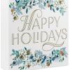 Hallmark Assorted Glittery Gold Christmas Gift Bags (8 Bags: 2 Small 6″, 2 Medium 9″, 2 Large 13″, 2 Bottle 13″) Angels, Mint Green, Leaves, Happy Holidays(Angels  Mint Green  Leaves  “Happy Holidays”)