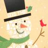 Hallmark Boxed Christmas Cards, Moments of Peace (16 Cards and 17 Envelopes)(Jolly Snowman Holiday Cards)