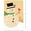 Hallmark Boxed Christmas Cards, Moments of Peace (16 Cards and 17 Envelopes)(Jolly Snowman Holiday Cards)
