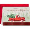 Hallmark Boxed Christmas Cards, Rustic Red Truck (40 Cards and 40 Envelopes) Season’s Greetings