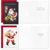 Hallmark Boxed Christmas Cards, Vintage Santa Claus (4 Designs, 12 Cards and Envelopes)