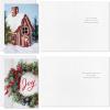 Hallmark Boxed Holiday Card Assortment (12 Cards and 12 Envelopes) Let It Snow Snowman, Gingerbread House, Hot Cocoa, Joy Wreath(Snowman  Wreath  Gingerbread)