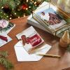 Hallmark Boxed Holiday Card Assortment (12 Cards and 12 Envelopes) Let It Snow Snowman, Gingerbread House, Hot Cocoa, Joy Wreath(Snowman  Wreath  Gingerbread)