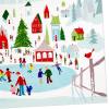 Hallmark Boxed Holiday Cards, Snowy City (40 Cards with Envelopes)(Warm  Wonderful Season to You!)