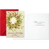 Hallmark Christmas Cards Pack, Puppy with Wreath (10 Cards with Envelopes)(Season’s Greetings Wreath  10 Cards with Envelopes)