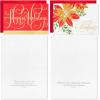 Hallmark Traditional Boxed Christmas Cards, Classic Icons (40 Cards and 40 Envelopes) Ornament, Snowflake, Poinsettia