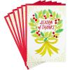 Hallmark Christmas Cards, Thanks to You (6 Holiday Cards with Envelopes)(Season of Thanks  6 Cards with Envelopes)