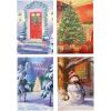 Hallmark Image Arts Boxed Christmas Cards Assortment, Home for the Holidays (4 Designs, 24 Cards with Envelopes)