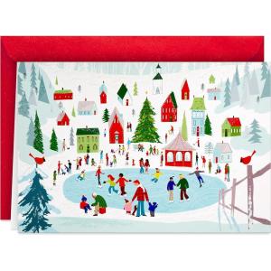 Hallmark Boxed Holiday Cards, Snowy City (40 Cards with Envelopes)(Warm  Wonderful Season to You!)