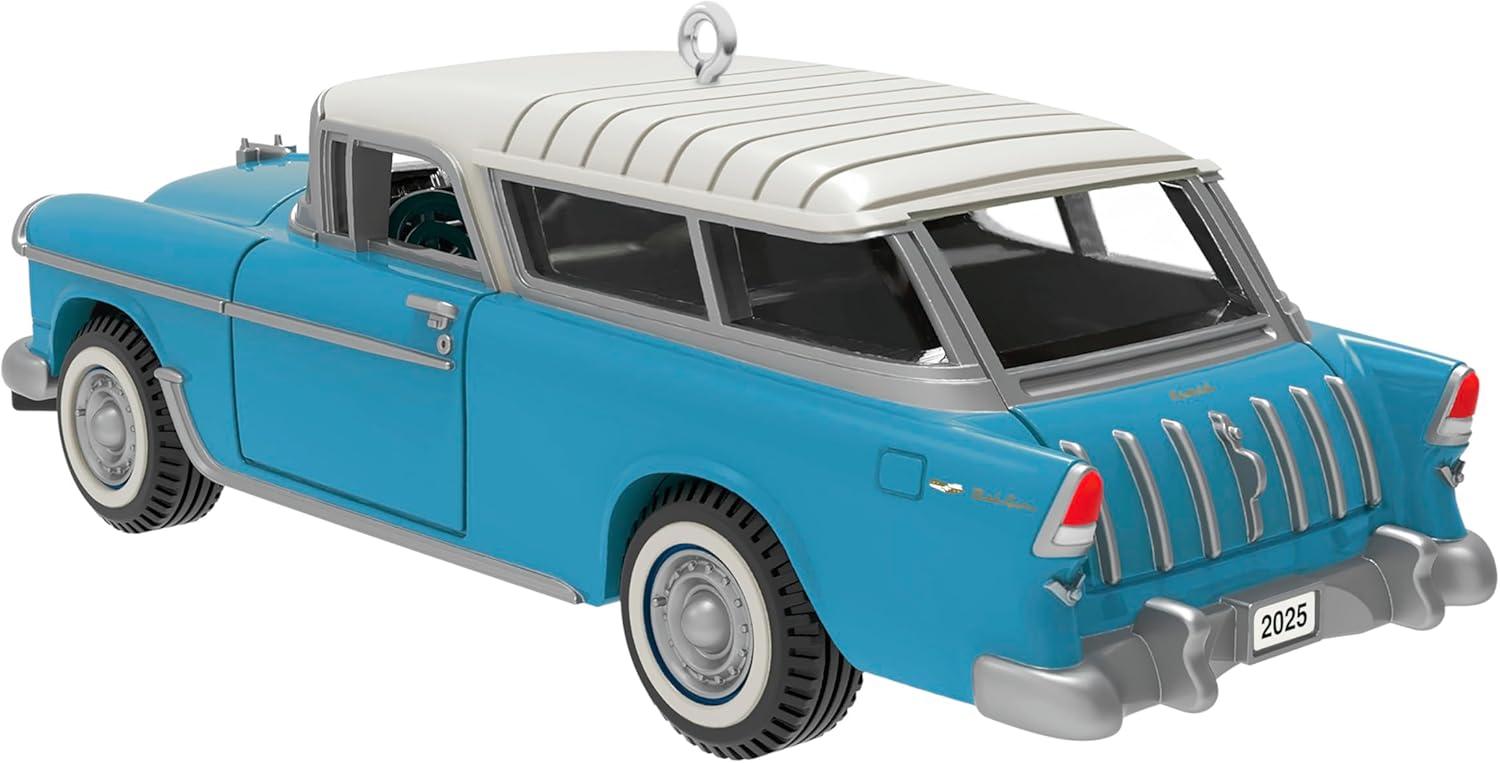 imageHallmark Keepsake Christmas Ornament 2025 Yellowstone 2014 Ram 3500 2025 TV Show Gifts1955 Chevrolet Nomad Wagon
