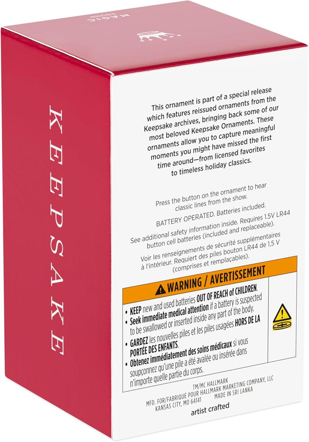 imageHallmark Keepsake Christmas Ornament Friends Central Perk Couch with Sound Friends TV Show GiftsCentral Perk Couch