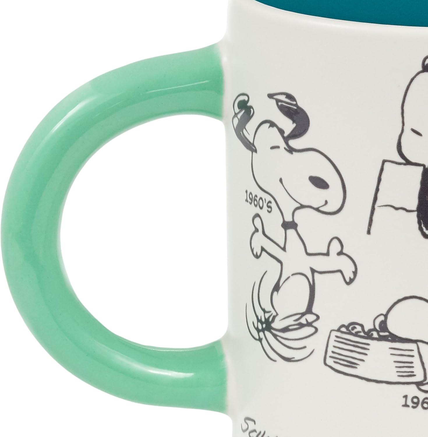 imageHallmark Shoebox Funny Cat Mug 16 oz Kevin Is Judging Your Choices Gift for Friend Parent Teacher Cat Mom Christmas Birthdays75th Anniversary Snoopy Mug