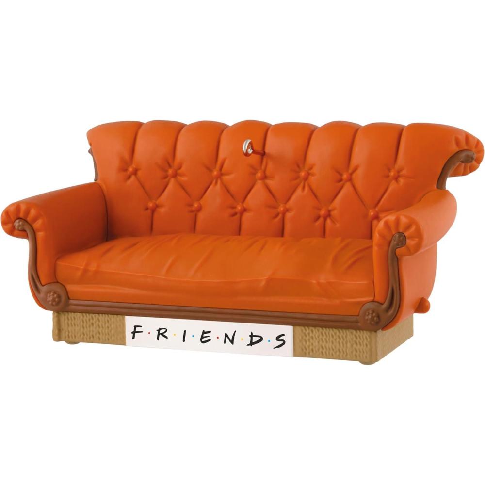 imageHallmark Keepsake Christmas Ornament Friends Central Perk Couch with Sound Friends TV Show GiftsCentral Perk Couch