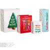 Hallmark Christmas Gift Bags Assorted Sizes (8 Bags: 3 Small 6″, 3 Medium 9″, 2 Large 13″) Red, Green, Blue Stripes, Lights, Merry Merry Christmas!(Red  Green  Blue  Pink  Orange  Yellow)