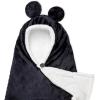 Hallmark Disney Mickey Mouse Hooded Blanket with Mouse Ears, 70″ x 65″, Gift for Kids, Fans, Adults, Christmas, Birthdays
