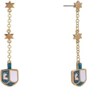 Hallmark Linear Dreidel Earrings