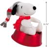 Hallmark Peanuts Nativity Countdown Calendar Miniature Christmas Tree Set with 12 Mini Ornaments(Themed)