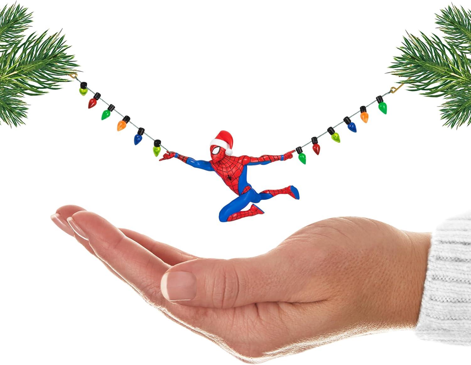 imageHallmark Keepsake Christmas Ornament 2025 Marvel Guardians of The Galaxy Groot and Cosmo Gifts for Marvel FansSpiderMan