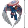 Hallmark Keepsake Christmas Ornament 2025, Marvel Guardians of The Galaxy Groot and Cosmo, Gifts for Marvel Fans(Captain America)