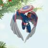 Hallmark Keepsake Christmas Ornament 2025, Marvel Guardians of The Galaxy Groot and Cosmo, Gifts for Marvel Fans(Captain America)