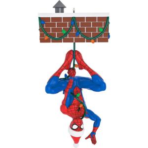 Hallmark Keepsake Christmas Ornament 2025, Marvel Spider-Man Peekbuster with Motion-Activated Sound, Gifts for Marvel Fans(Spider-Man)