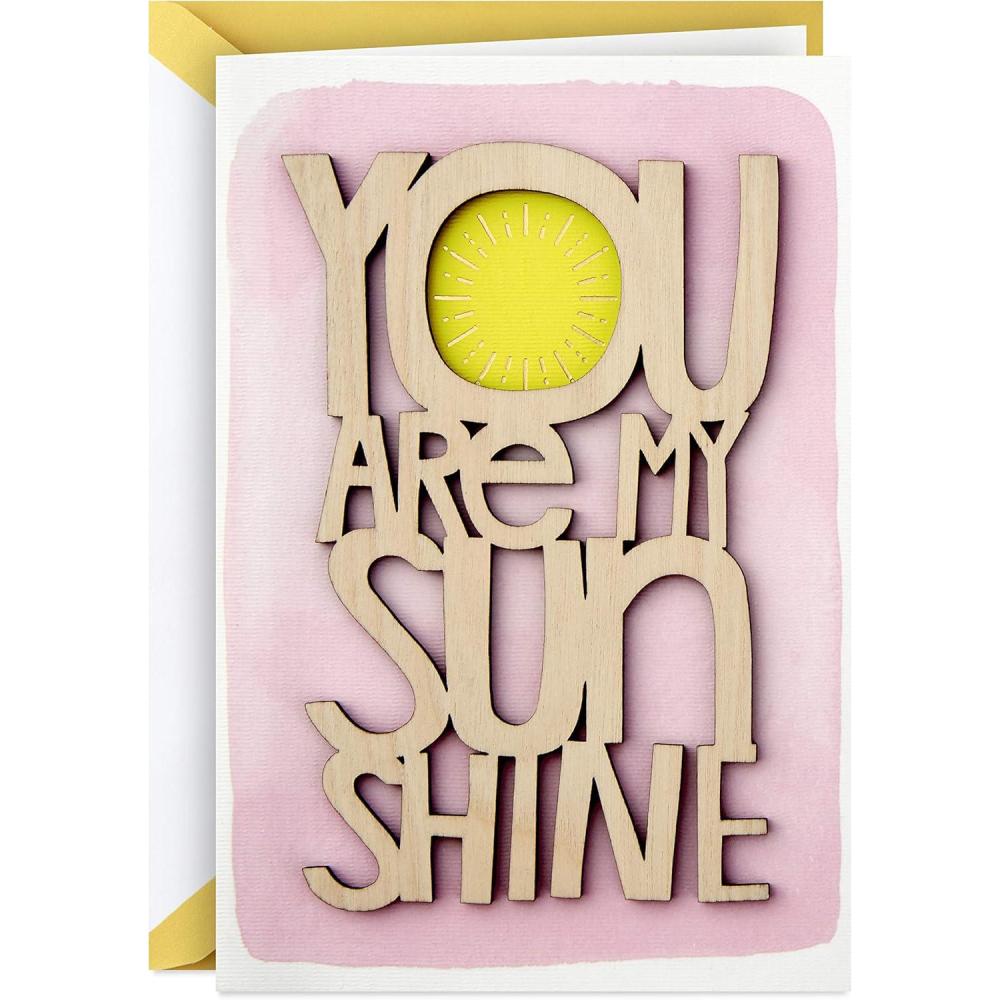 imageHallmark Signature Easter Card Spring Tree with Easter Egg Ornaments Vintage DesignMothers Day You Are My Sunshine