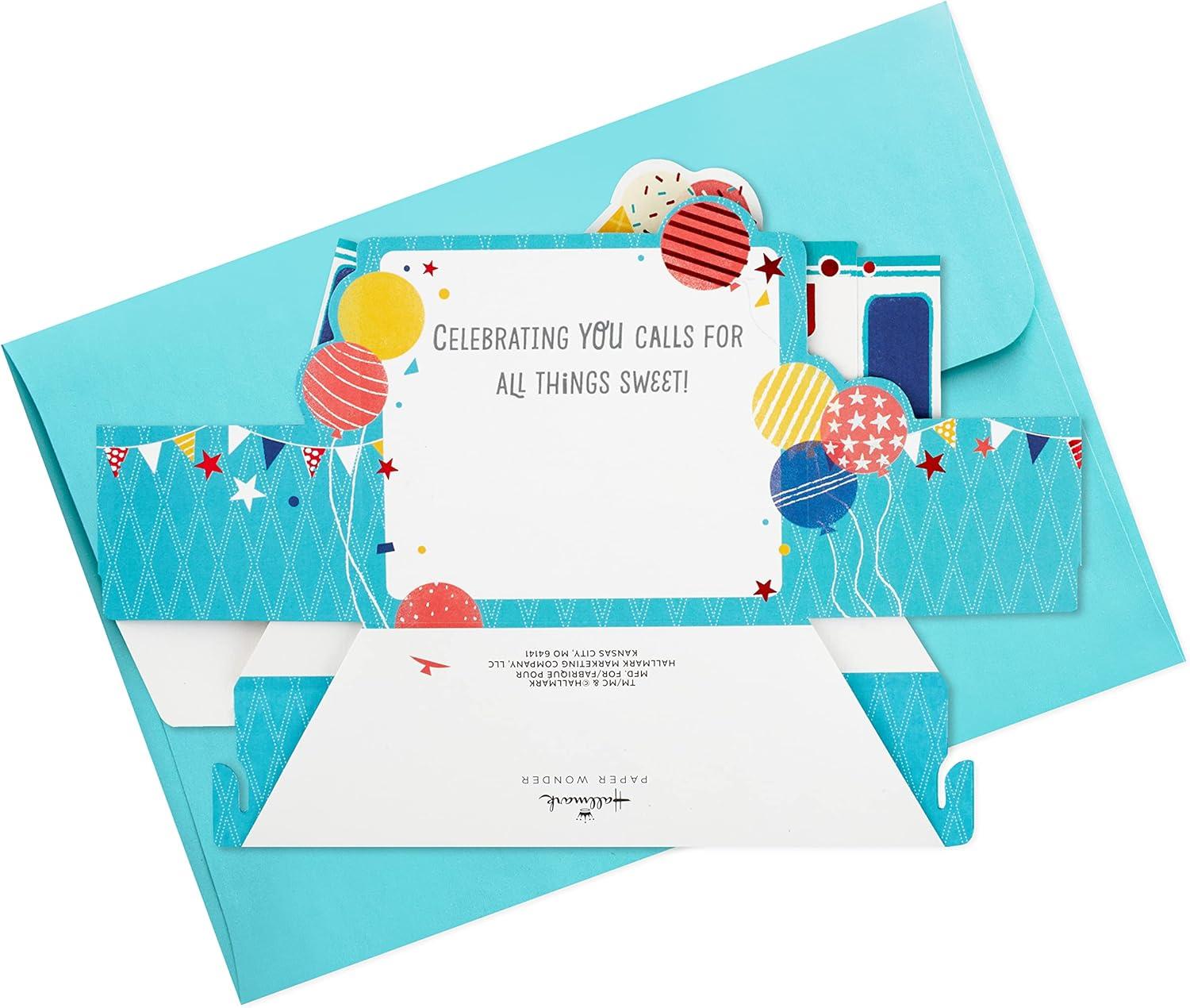 imageHallmark Paper Wonder Pop Up Birthday Card with Music Birthday Cake Happy by Pharell WilliamsIce Cream Truck