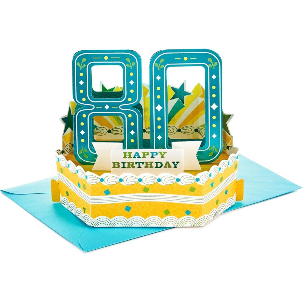 imageHallmark Paper Wonder 80th Birthday Pop Up Card Celebrating You