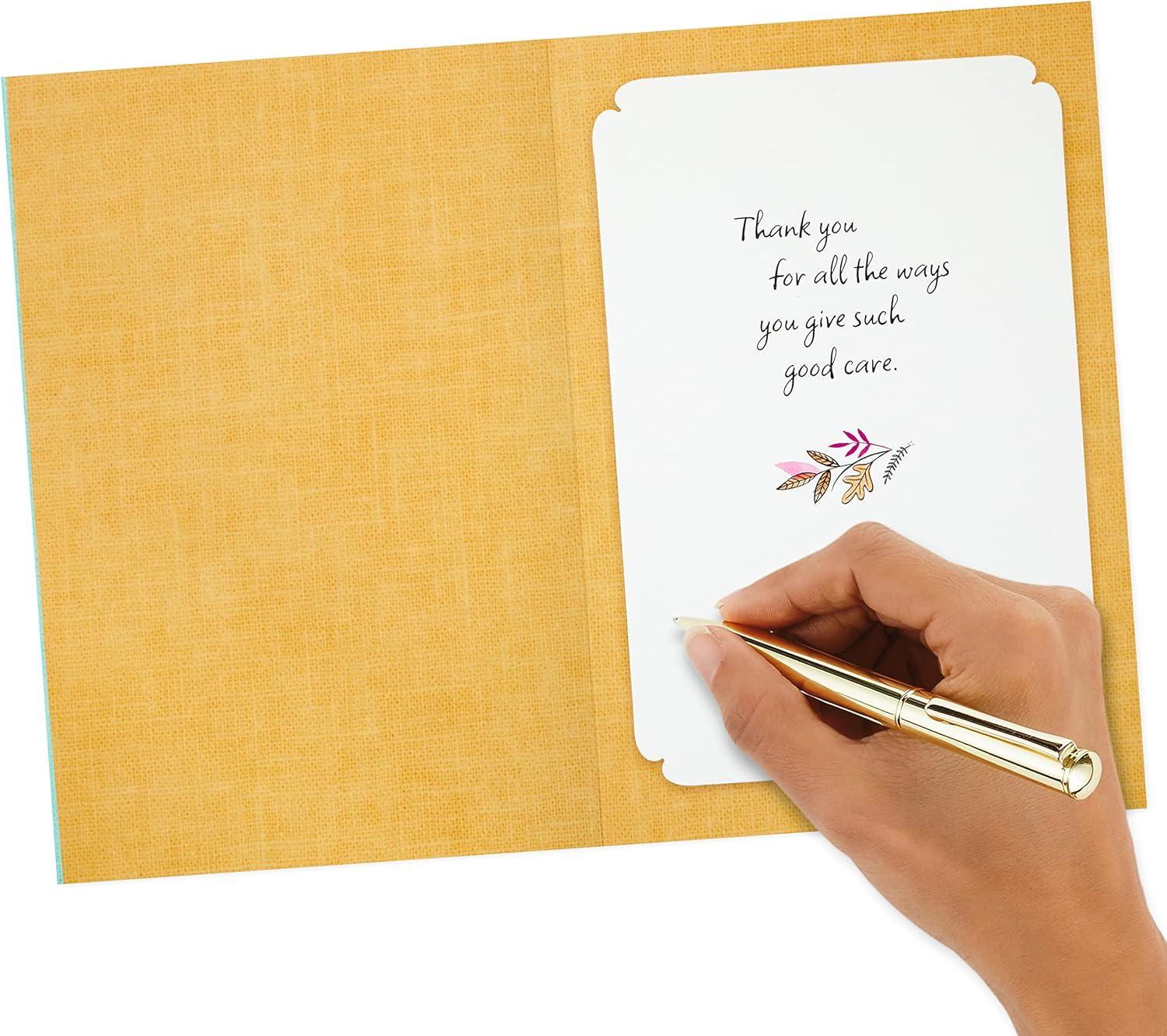 image:imageHallmark Pack of Thank You Cards Nurses Day Cards 4 Cards with Envelopes Care You GiveTurquoise