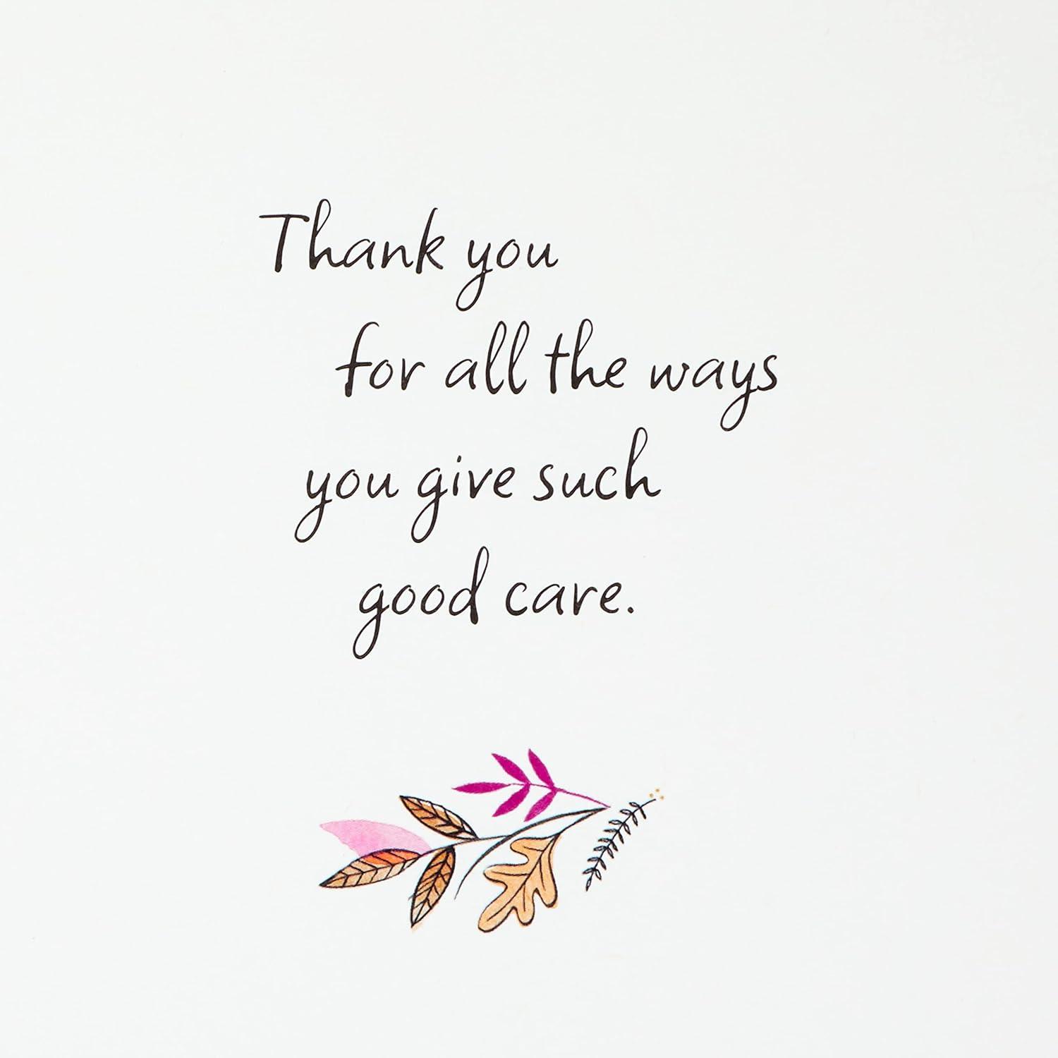 image:imageHallmark Pack of Thank You Cards Nurses Day Cards 4 Cards with Envelopes Care You GiveTurquoise