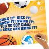 Hallmark Jumbo Birthday Card for Kids (Sports, All-Star Kid)