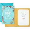 Hallmark Pack of Thank You Cards, Nurses Day Cards (4 Cards with Envelopes, Care You Give)(Turquoise)