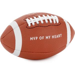 Hallmark Plush Mini Football, 6.5″ (MVP of My Heart) Gift for Boyfriend, Husband, Partner, Christmas, Valentine’s Day, Anniversary
