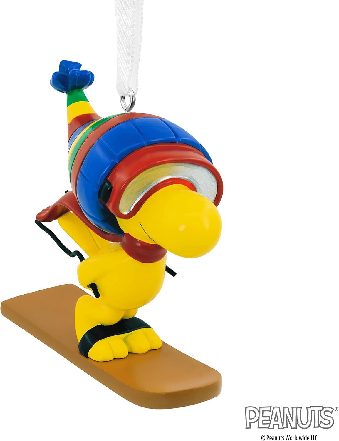 image:imageHallmark Peanuts Baseball Mystery Miniature Christmas Ornaments Set of 2Skiing Woodstock