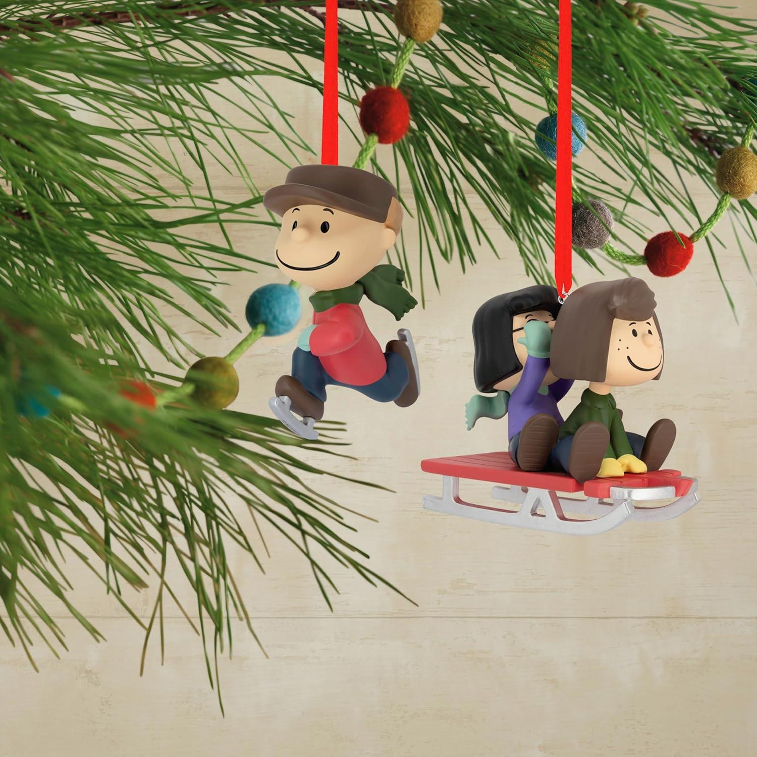image:imageHallmark Peanuts Tin Ball Christmas Ornaments Set of 12Peanuts Gang Set of 6