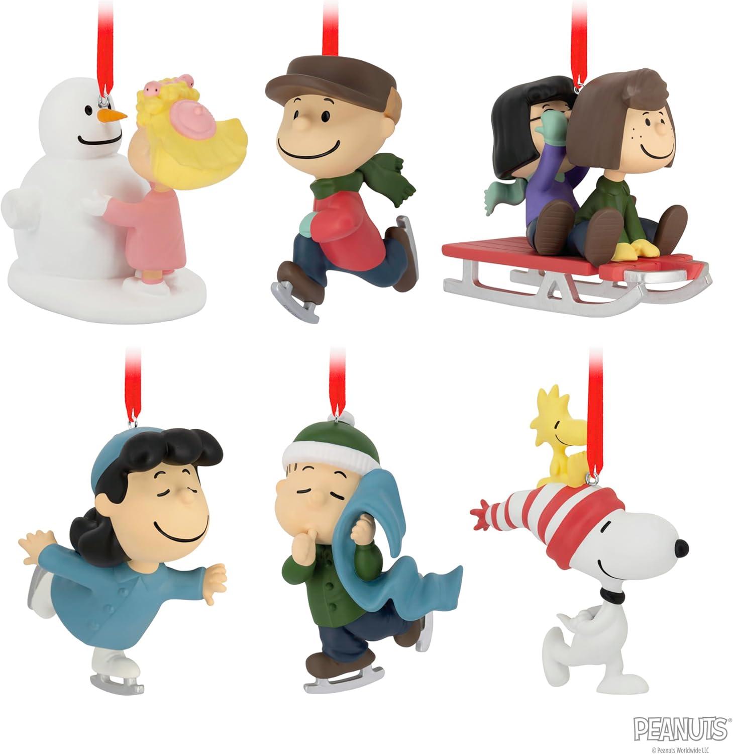 image:imageHallmark Peanuts Tin Ball Christmas Ornaments Set of 12Peanuts Gang Set of 6