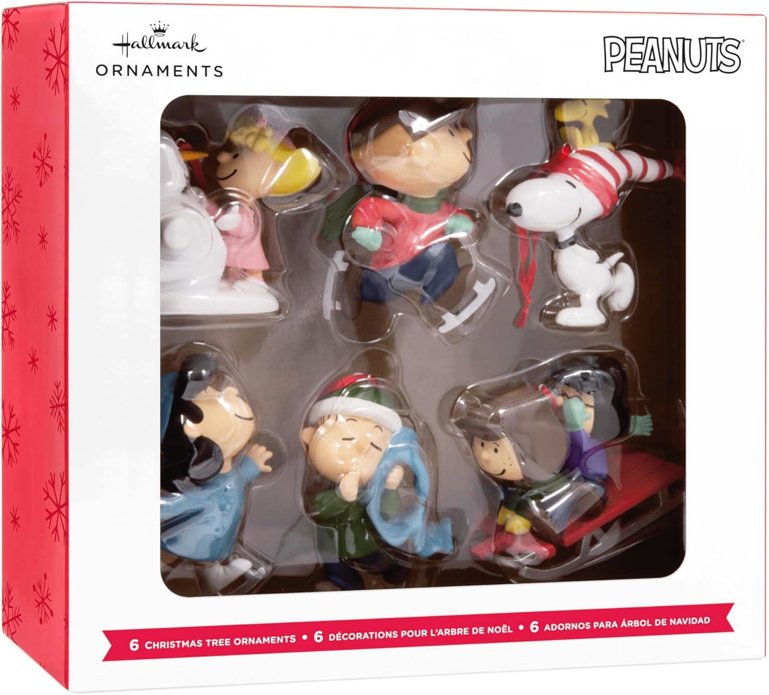 image:imageHallmark Peanuts Tin Ball Christmas Ornaments Set of 12Peanuts Gang Set of 6