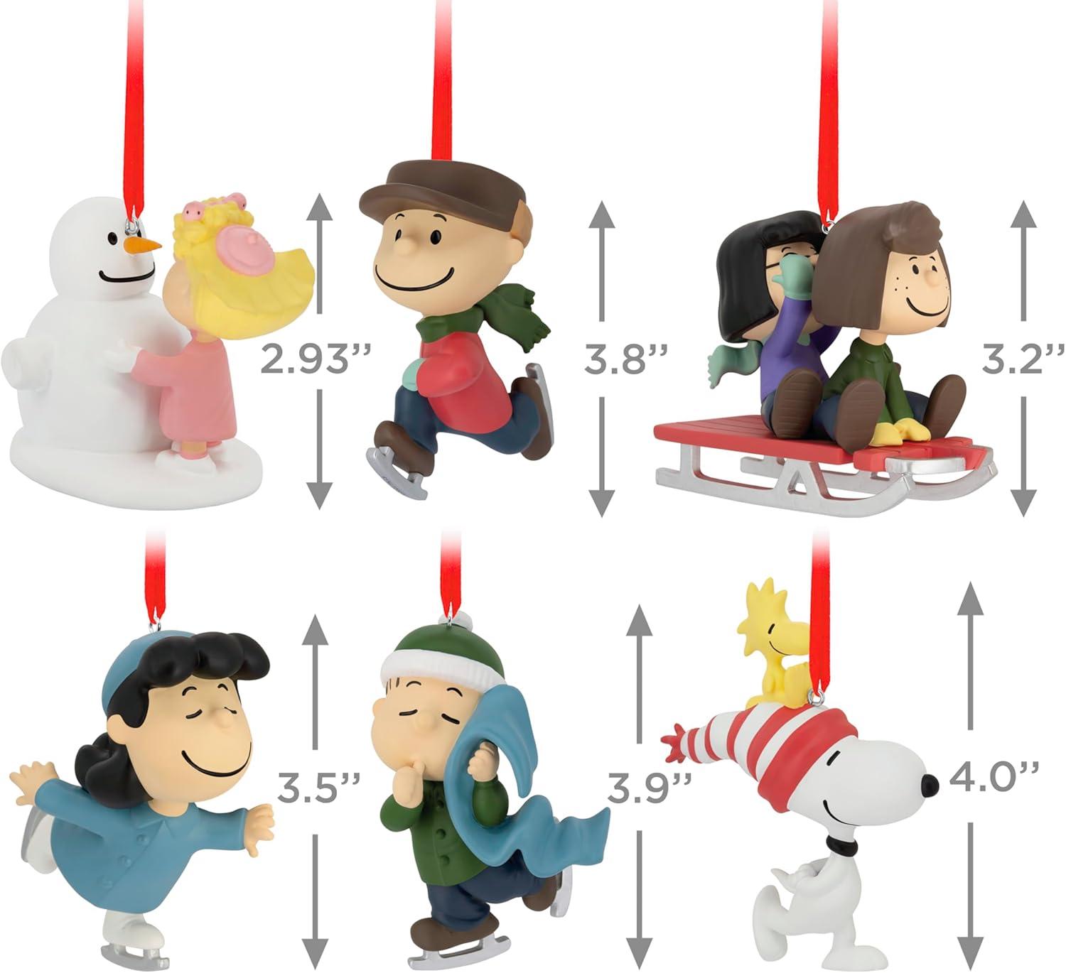 image:imageHallmark Peanuts Tin Ball Christmas Ornaments Set of 12Peanuts Gang Set of 6